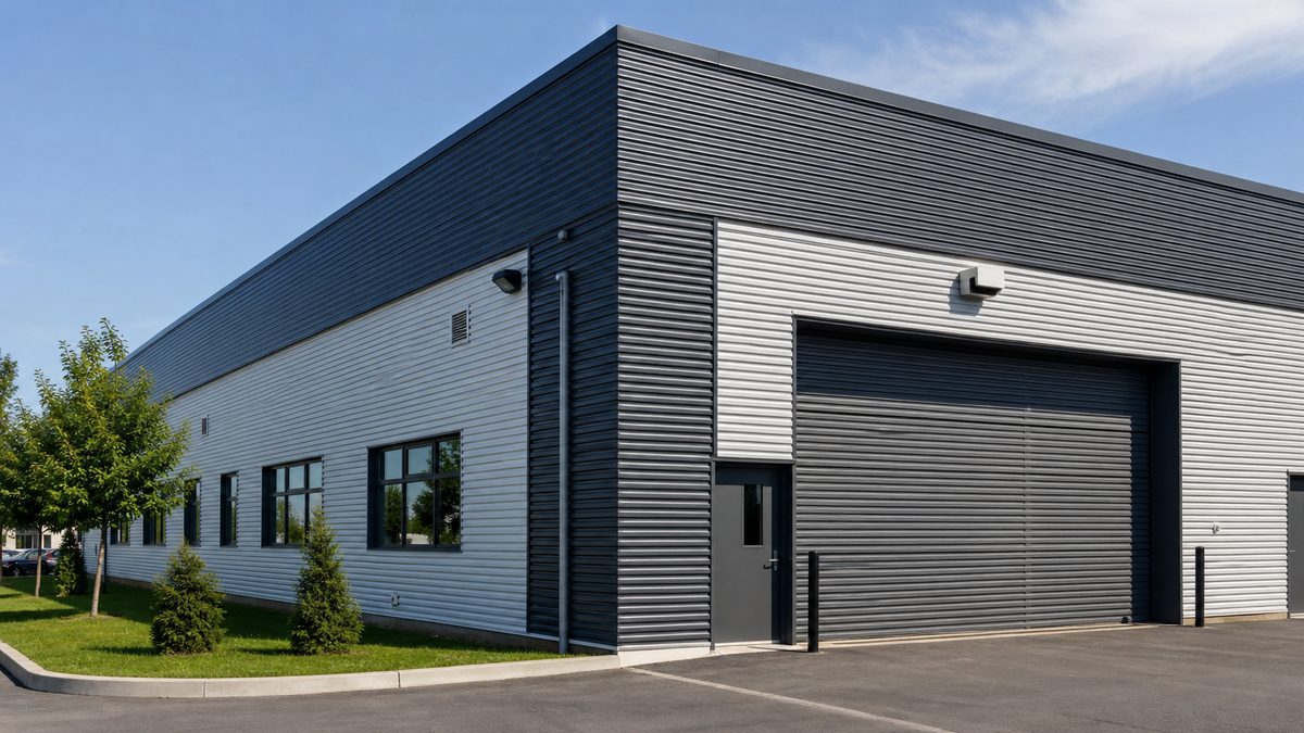 Peinture de revêtement métallique commercial extérieur